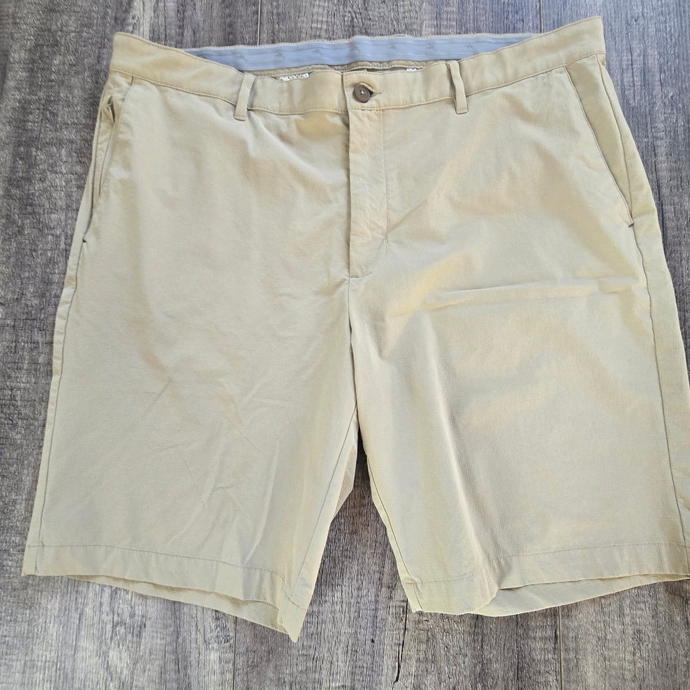 Tommy Bahama Boracay Performance Shorts‎ Mens 40 Khaki Tan Stretch Golf Casual
